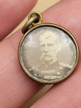 Antique Boer War "Bobs" Roberts Souvenir Charm Pendant — Pretoria June 4th 1900